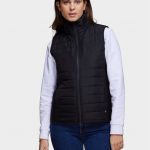 Doudoune sans manches bleu personnalisé