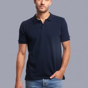 Polo bleu personnalisé