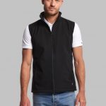 Bodywarmer softshell noir personnalisé