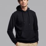 Sweat à capuche noir personnalisé