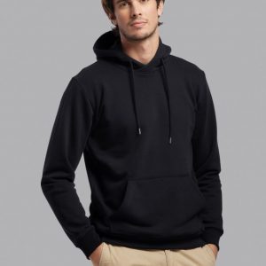Sweat à capuche noir personnalisé