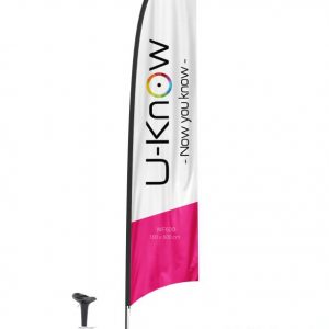 Beach flag personnalisé