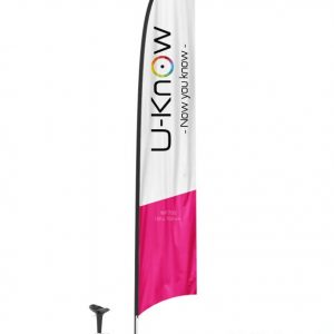 Beach flag personnalisé