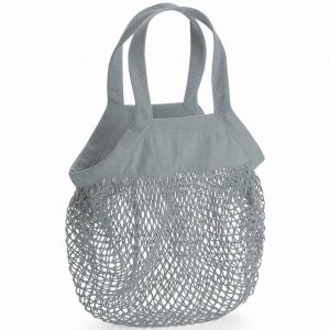 Sac filet bleu personnalisé