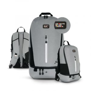 Sac à dos gris personnalisé