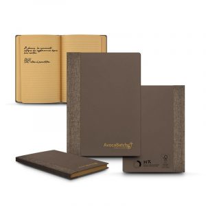 Carnet A5 marron personnalisé