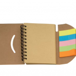 Bloc-notes avec autocollant personnalisé