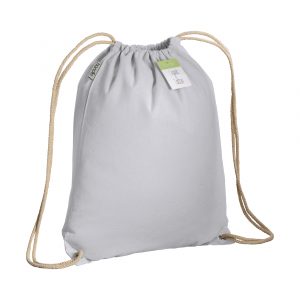 Sac à dos cordelettes blanc personnalisé