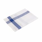 Torchon bleu et blanc personnalisé