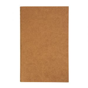 Carnet A6 beige personnalisé