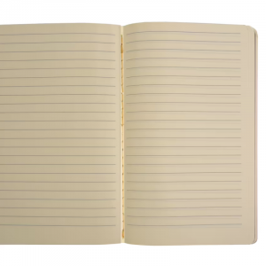 Carnet A6 beige personnalisé
