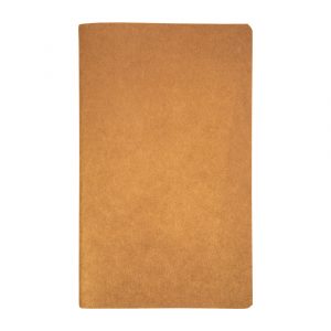 Carnet A6 beige personnalisé