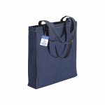 Tote bag jean bleu personnalisé