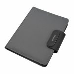 Conférencier A4 gris personnalisé