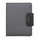 Conférencier A4 gris personnalisé