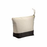 Trousse de toilette écru et noir publicitaire