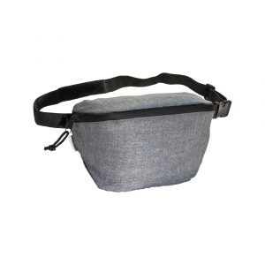 Sac banane gris personnalisé