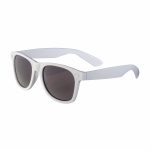 Lunette de soleil blanche personnalisée