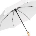 Parapluie pliable blanc personnalisé