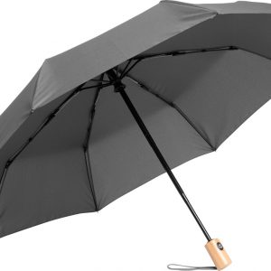 Parapluie pliable gris personnalisé