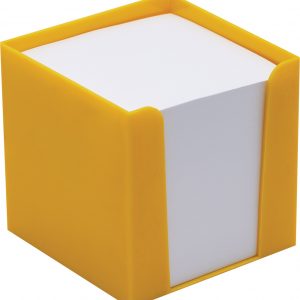 Boite memo jaune personnalisé
