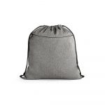 Sac à cordelettes gris personnalisé
