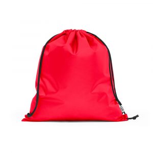 Sac à dos ficelle rouge personnalisé