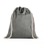 Sac à dos cordelettes noir personnalisé