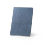 Bloc-notes A5 bleu personnalisé