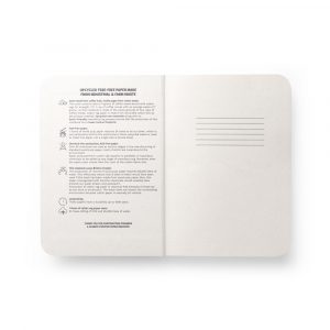 Bloc-notes A5 bleu personnalisé