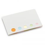 Bloc-notes de feuilles blanc personnalisé