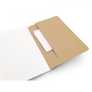 Bloc-notes A5 écru personnalisé