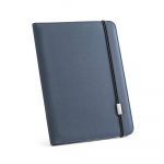 Conférencier A4 bleu personnalisé