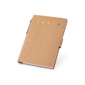 Bloc-notes beige personnalisé