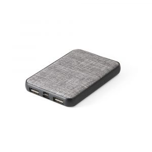 Power bank gris personnalisé