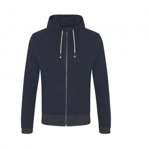 Veste zippée bleu personnalisé