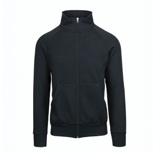 Veste zippée noir personnalisé