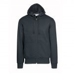 Veste zippée noir personnalisé