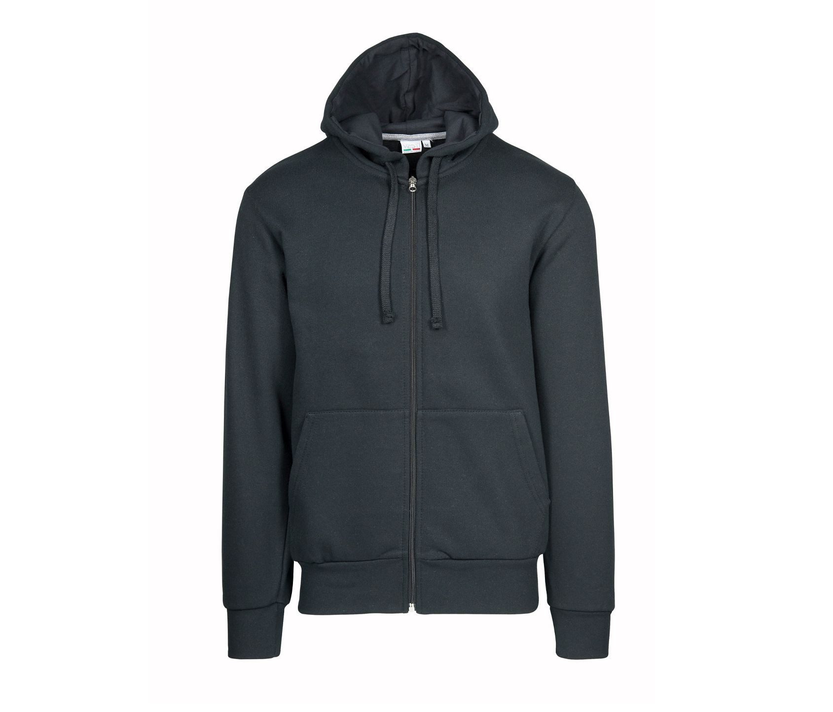 Veste zippée noir personnalisé