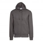 Veste zippée gris personnalisé