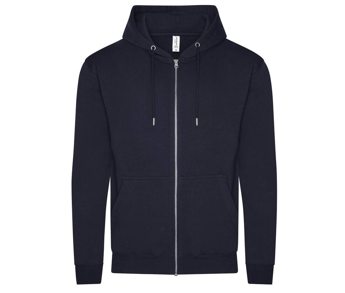 Veste zippée bleu personnalisé