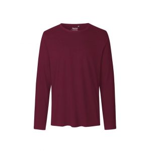Tee-shirt manches longues rouge personnalisé