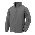 Veste soft Shell gris personnalisé