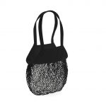 Sac filet noir personnalisé