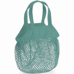 Mini sac filet vert personnalisé