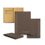 Carnet A5 marron personnalisé