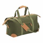 Sac de voyage vert personnalisé