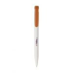 Stylo à bille orange personnalisé