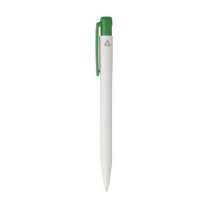 Stylo à bille vert personnalisé