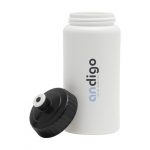 Bouteille d'eau de sport blanc personnalisé